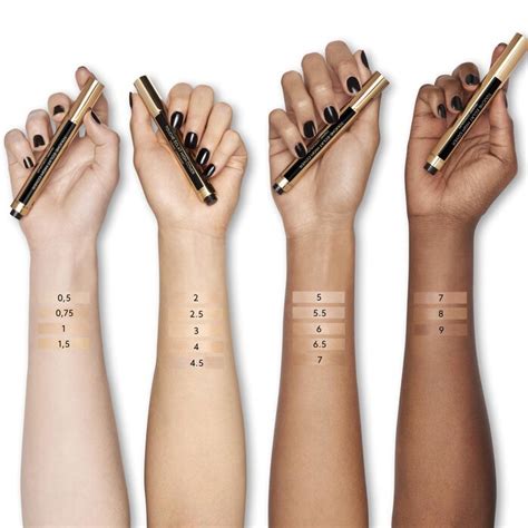 ysl radiant concealer|ysl touche eclat shade chart.